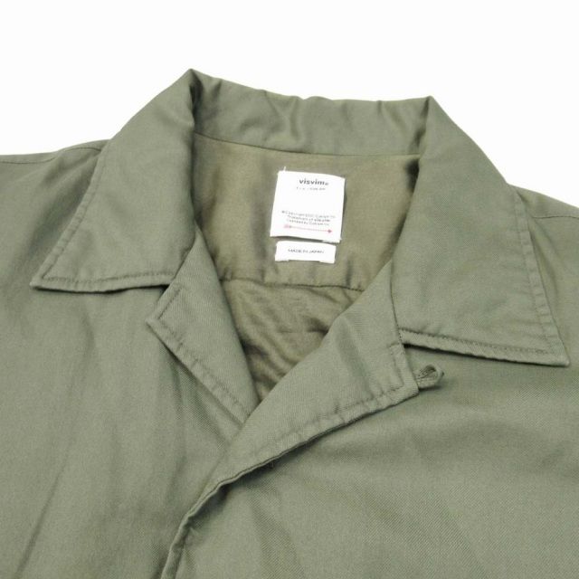 美品 24ss ビズビム VISVIM CORNET DOWN SHIRT S/S 0124105011025
