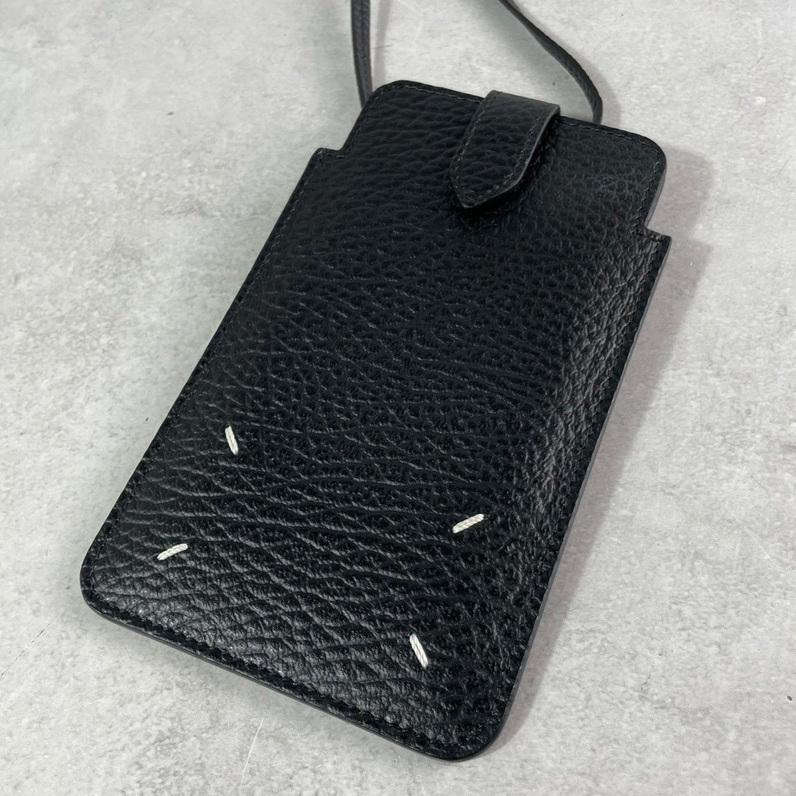 メンズ Maison Margiela スマホショルダーバッグ ブラック