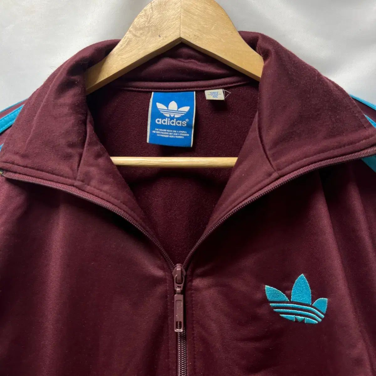 正規品/95 adidas 旧ファイヤーバード マルーン バーガンディ スカイ 