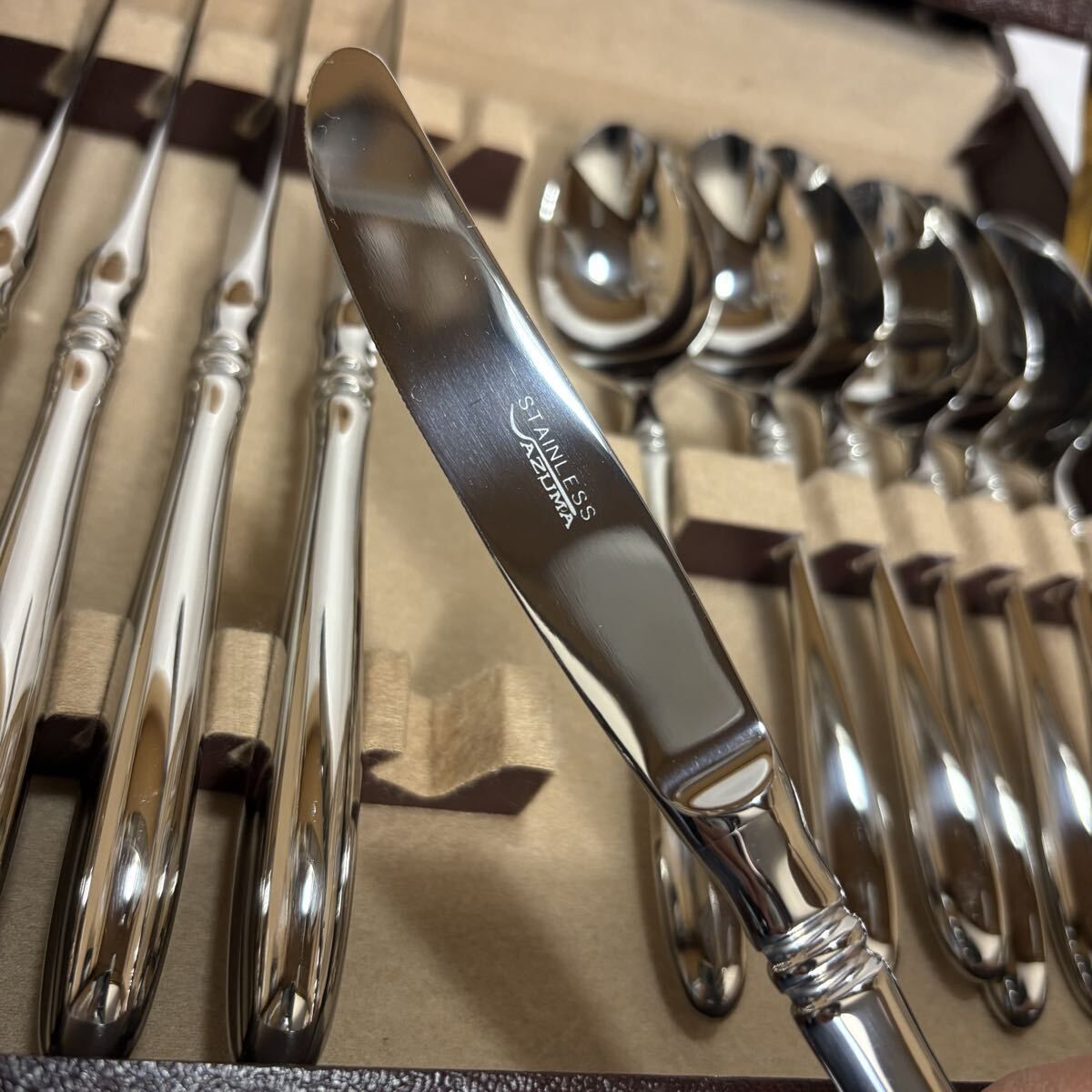 AZUMA アヅマ インペリアル 18-18 カトラリーセット フォーク スプーン