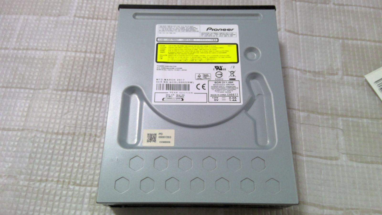 【A1-1-0027】Pioneer BDR-211JBK 内蔵BDドライブ