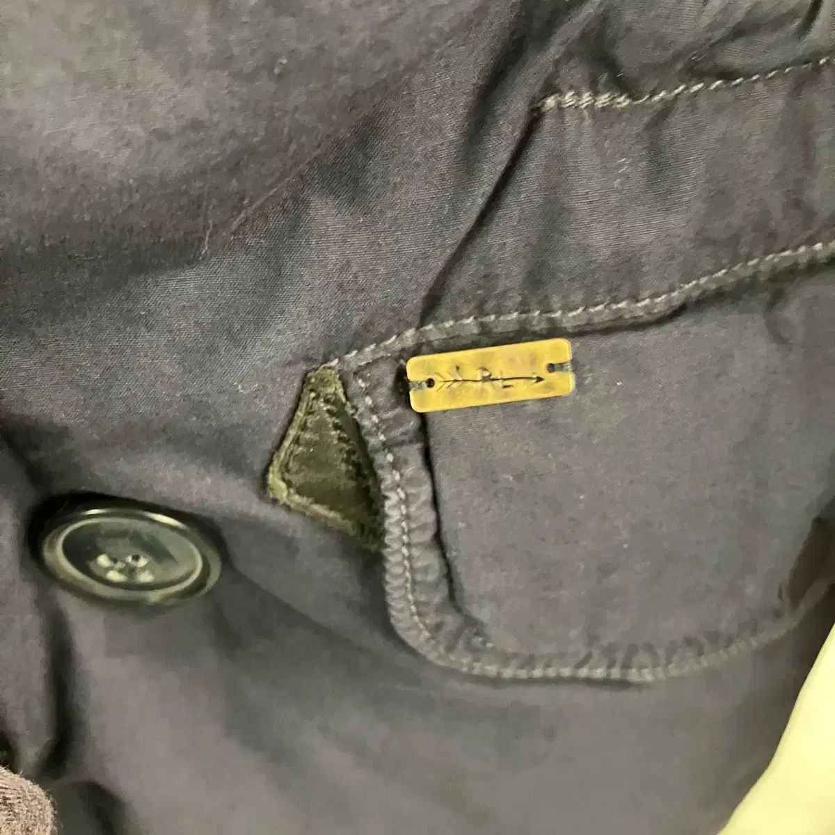 DENIM & SUPPLY POLO RALPH LAUREN N3B ネイビー ミリタリー フード 