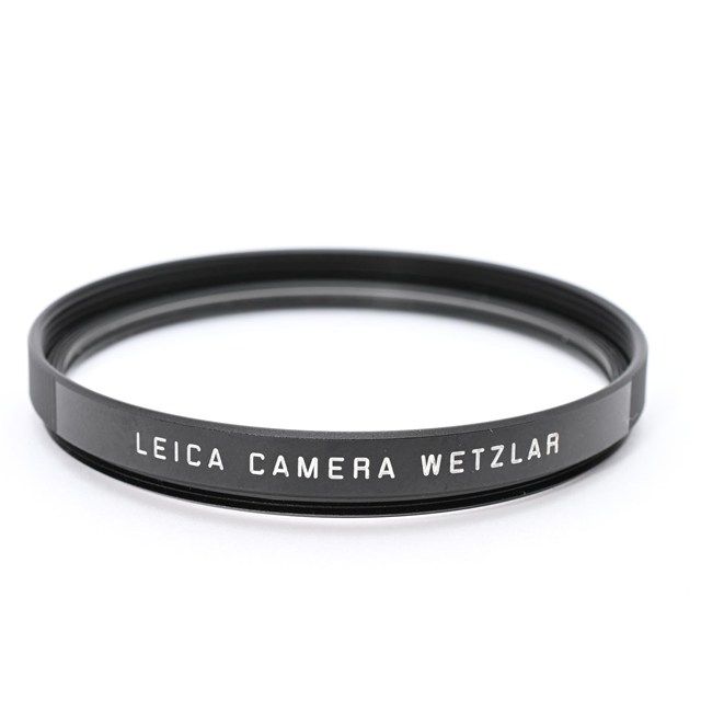 ＜美品＞ Leica フィルター E49 UVA II スリム ブラック｜純正保護フィルター｜49mm径｜薄枠設計｜状態良好