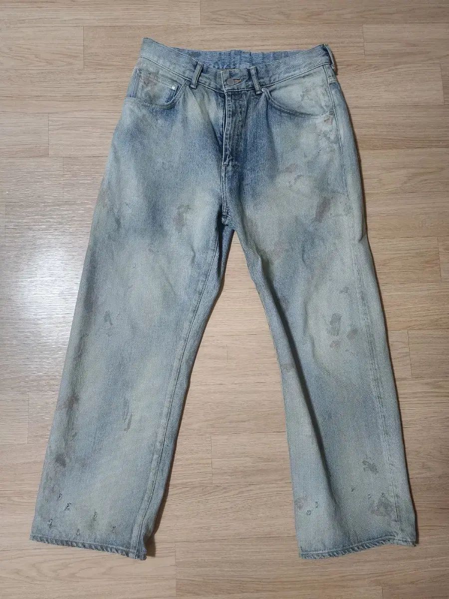 5P DENIM PANTS STRAIGHT AGING ストレートデニム PANTS” ANCELLM“P 
