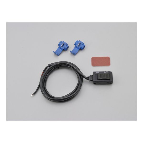 DAYTONA  デイトナ 電装パーツ ユニバーサルON/OFＦスイッチ ブラック フラットフェイスタイプ D71779 (2233582)