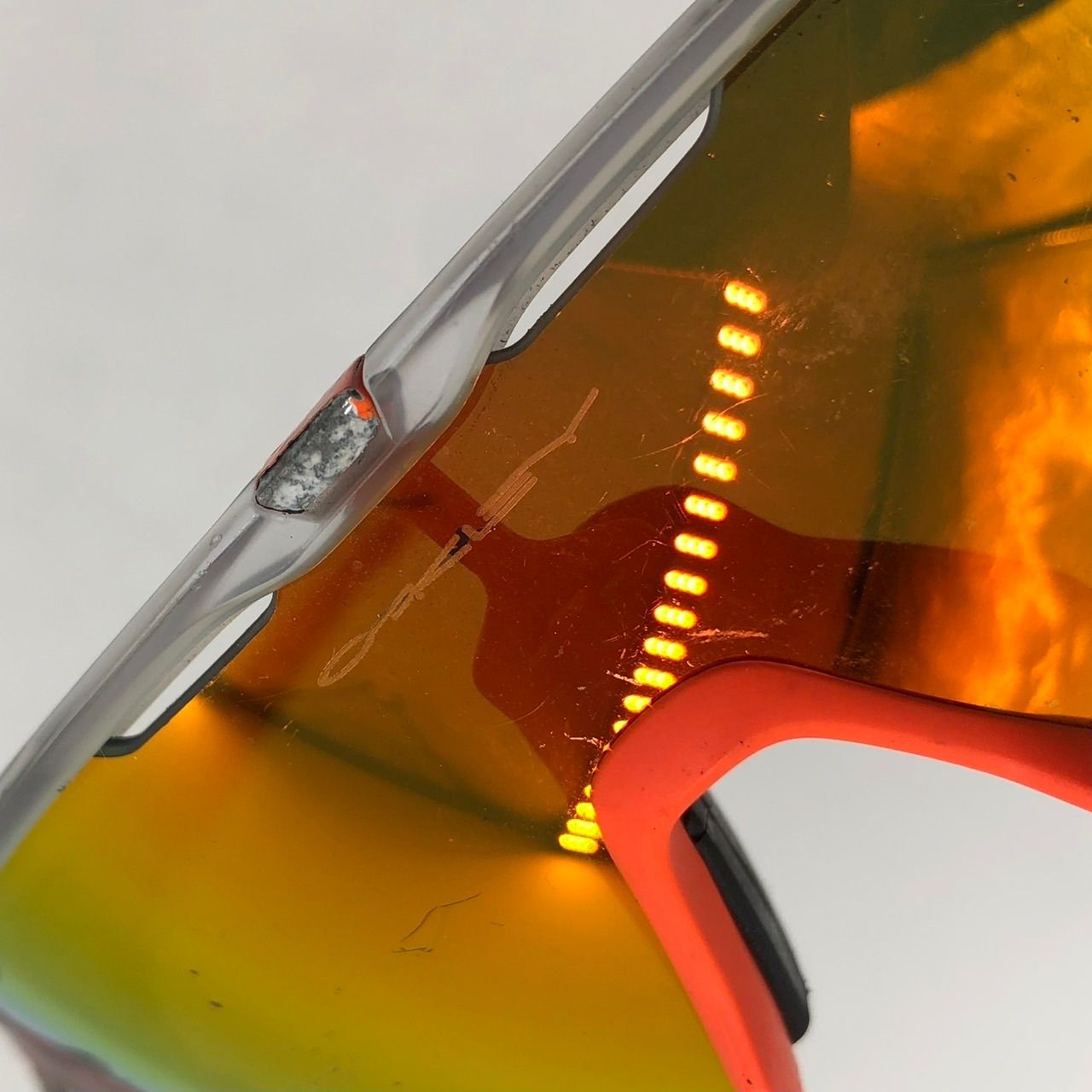 OAKLEY オークリー Jawbreaker サングラス クリア オレンジ - メルカリ