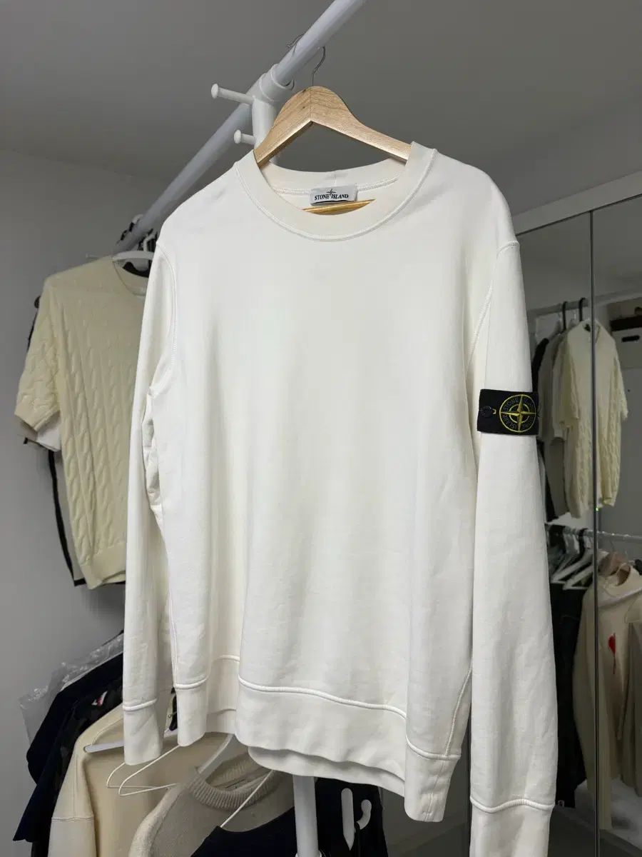 STONE ストーンアイランド スウェット 白 XL ISLAND (ストーン