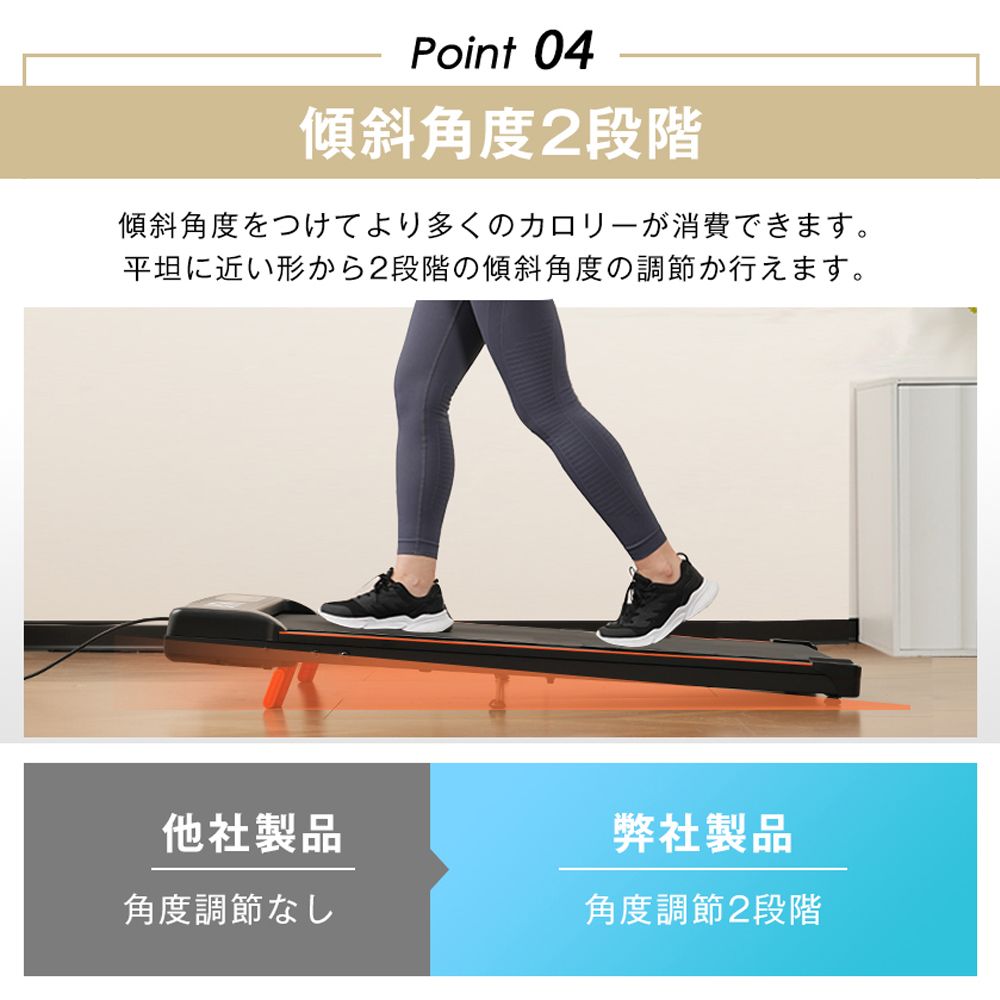 全新品 電動ランニングマシン ルームランナー 2y低床設計 MAX10km/h