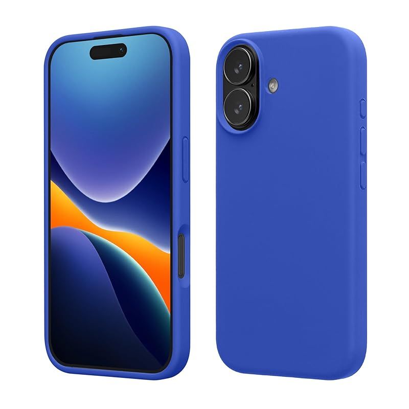 【新品】 kwmobile スマホケース Apple iPhone 17対応 ケース - TPU リキッド シリコン カバー - 耐衝撃 傷防止 サラサラ Case