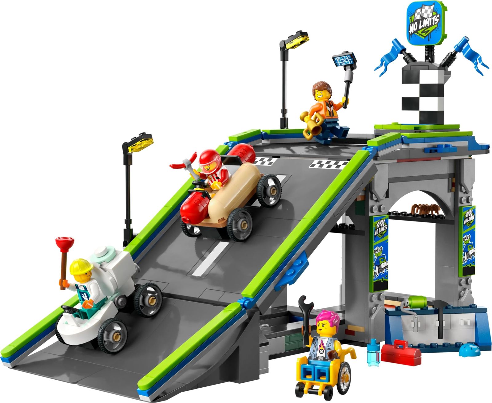 レゴ(LEGO) シティ 限界突破だ！レースカー ジャンプコース おもちゃ