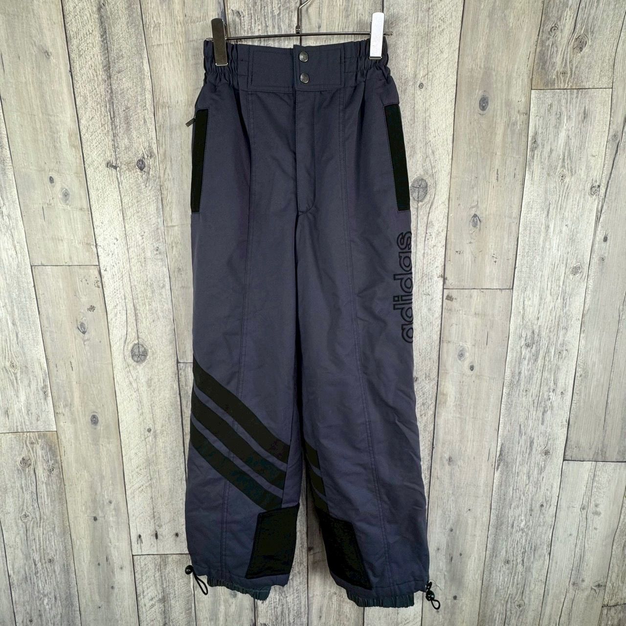 アディダス  スキー ボード ウェア アウトドア vintage OLD adidas 00s アディダス DESCENTE デサント AA-4115P ネイビー 防寒