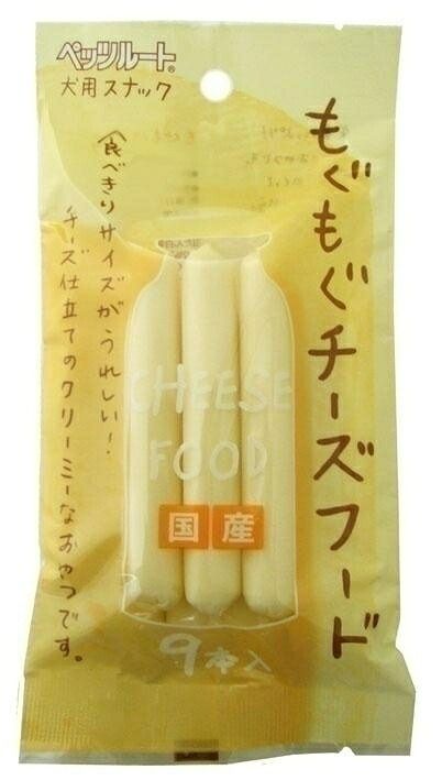 （まとめ買い）ペッツルート 愛犬用スナック もぐもぐ チーズフード 9本 【×10】