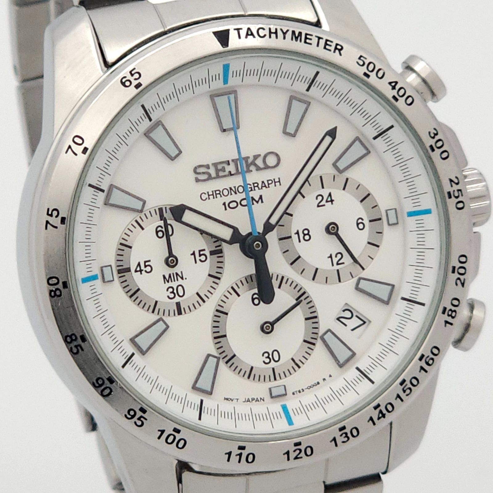 SEIKO セイコー クロノグラフ 6T63-00D0 QZ 動作品 - メルカリ