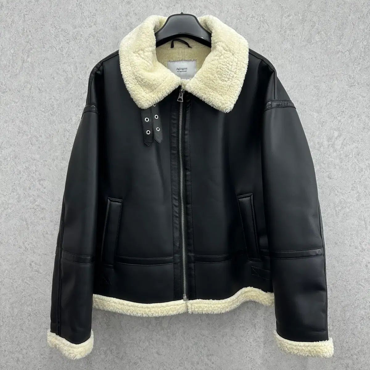 105 エイジングCCC メンズ ドロップショルダー B-3 ムートン