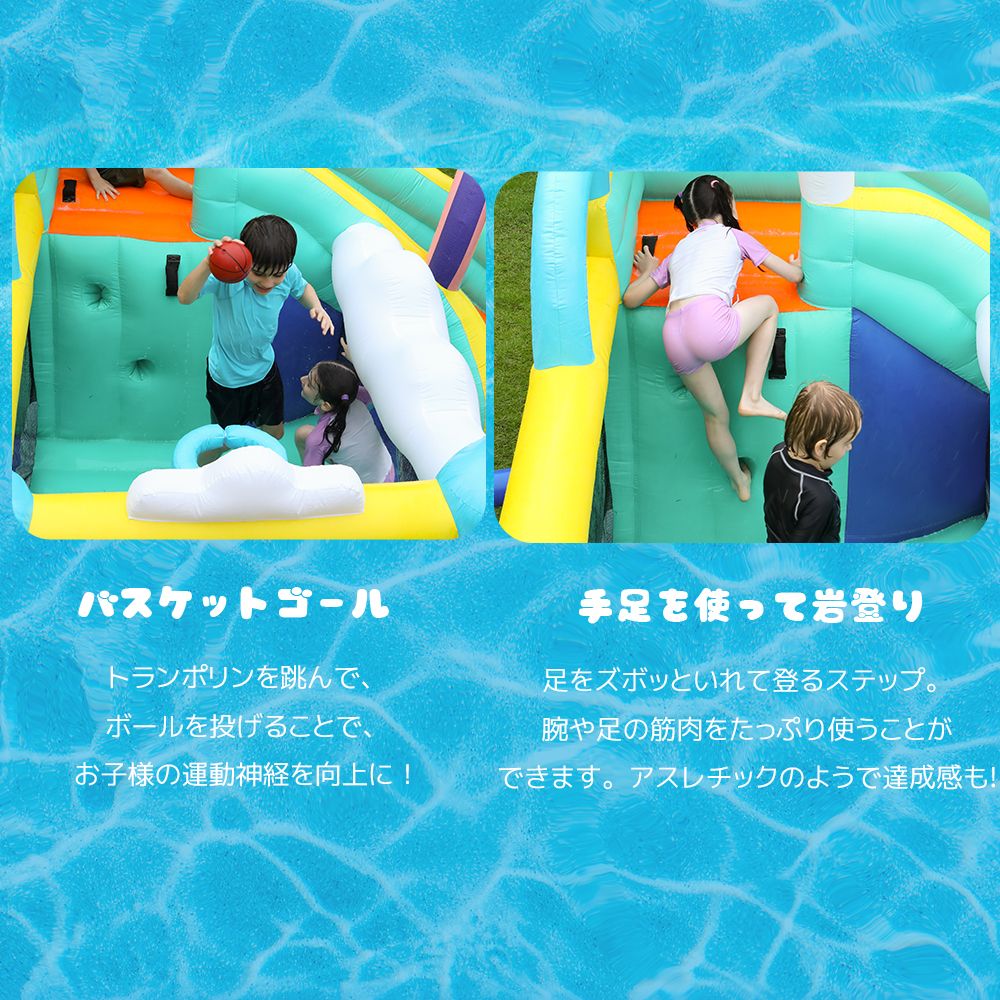 全新品 最新モデル ユニコーン大型遊園地 大型 プール エアー 遊具 