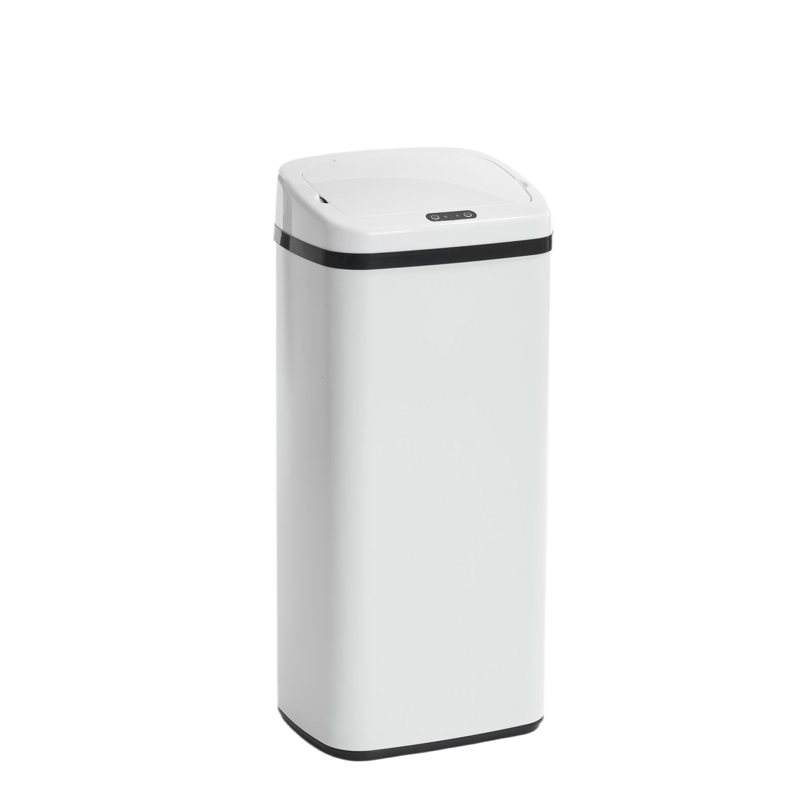 「数量限定セール」全新品 【2個セット】センサー全自動開閉式 ゴミ箱 大容量45L ホワイト 1年保証付き