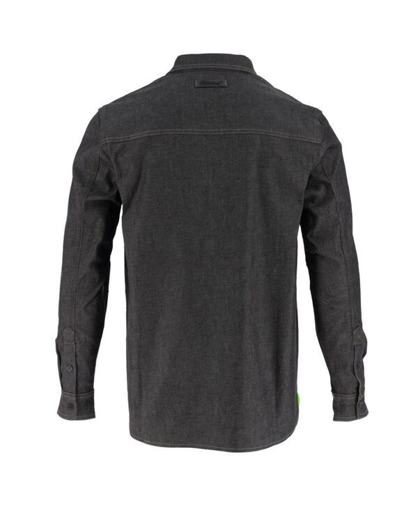 ソログッド メンズ トップス シャツ ヴィンテージ デニム Thorogood Mens Vintage Stretch Denim Long Sleeve Button Up Shirt Black denim ブラック