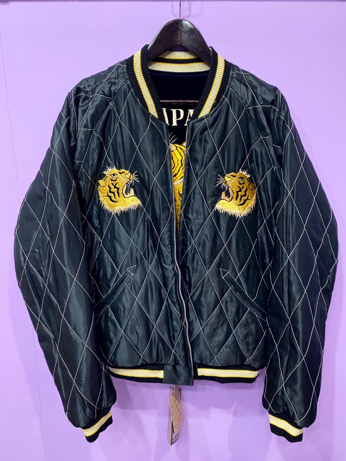 テーラー東洋 ベロア スカジャンタイガーTT15792-128 / Mid 1950s