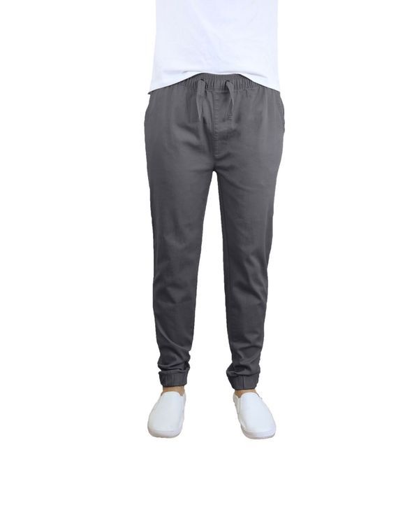 ギャラクシーバイハルビック メンズ ボトムス カジュアルパンツ スリムフィット パンツ Galaxy By Harvic Mens Super Stretch Slim Fit Everyday Chino Pants Pack of 2 Black Khak 送料無料 ギャラクシーバイハルビック メンズ ハーフパンツ