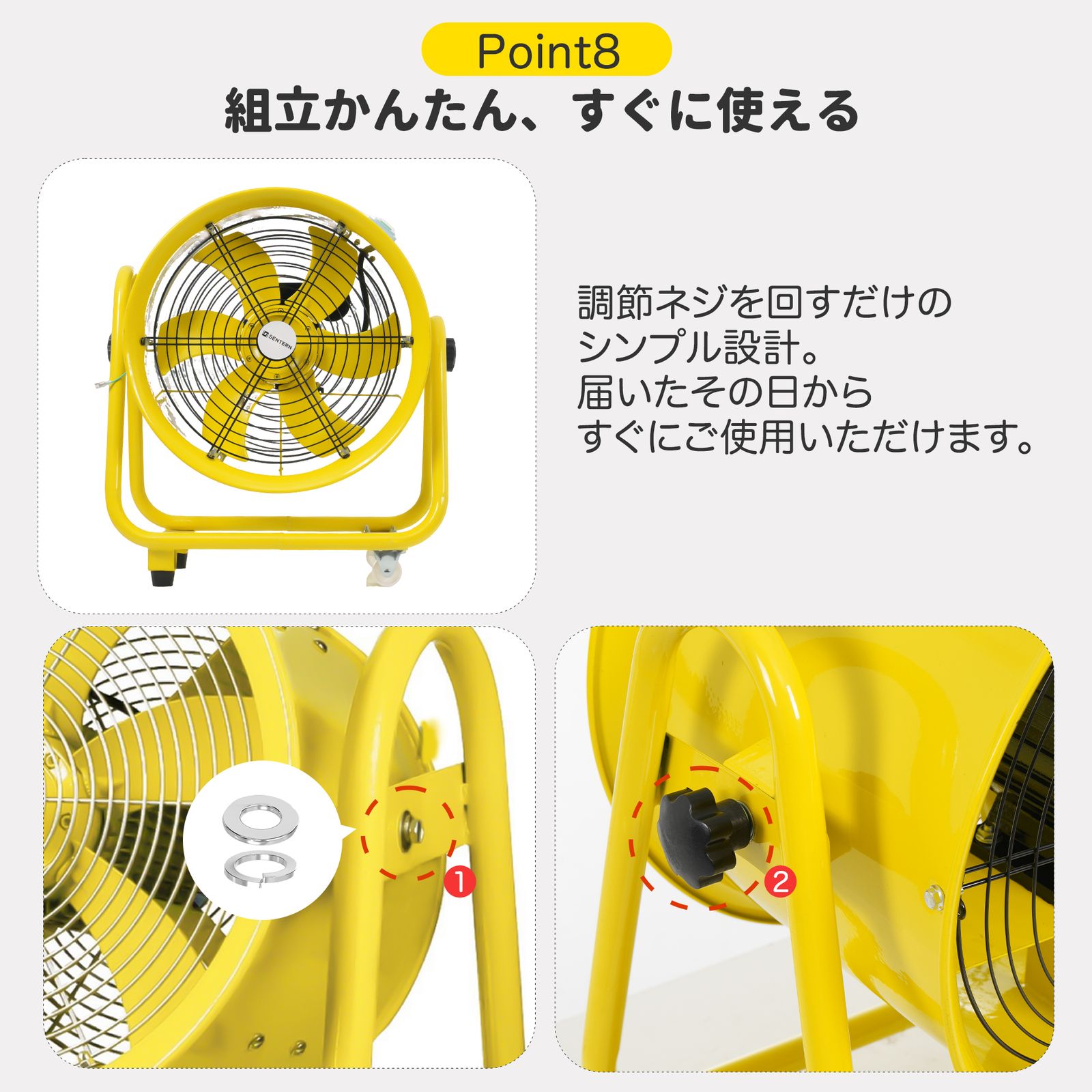 全新品 送風機 排気シャフトホース付き 風量11000m?/h 送排気口径406mm