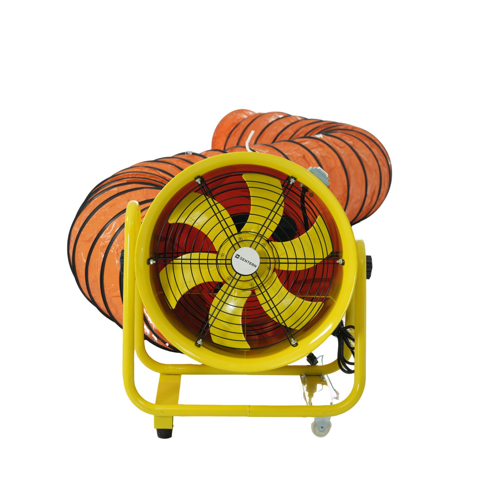 全新品 送風機 排気シャフトホース付き 風量11000m?/h 送排気口径406mm