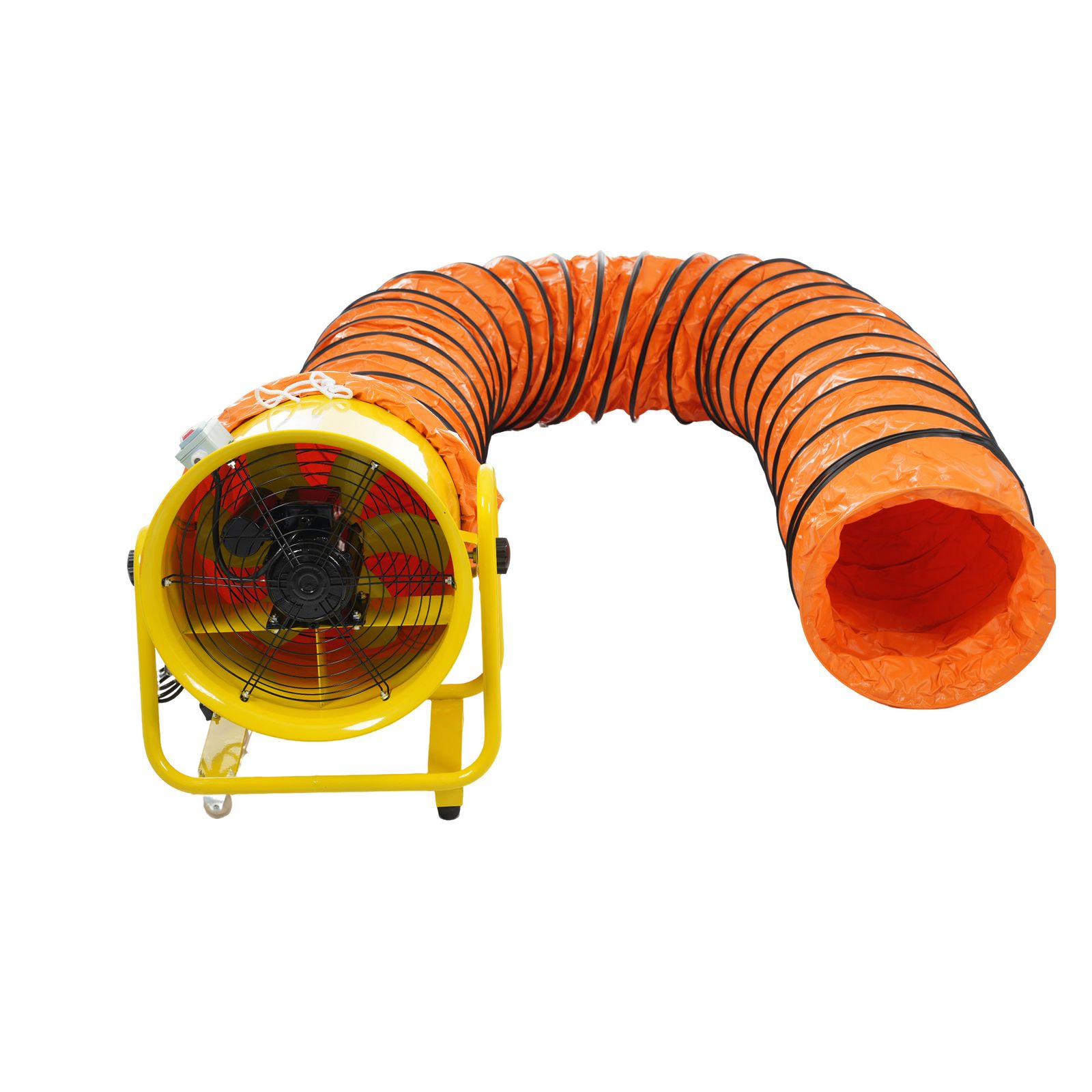 全新品 送風機 排気シャフトホース付き 風量11000m?/h 送排気口径406mm