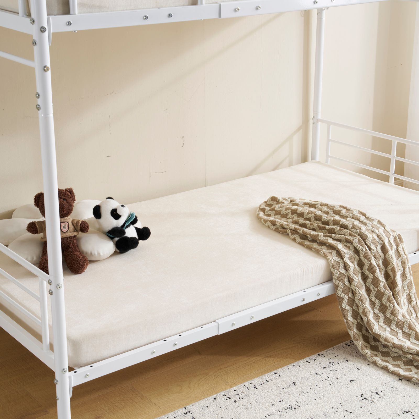 全新品 三段ベッド 分別可能 3段ベッド パイプベッド 子供ベッド 子供 
