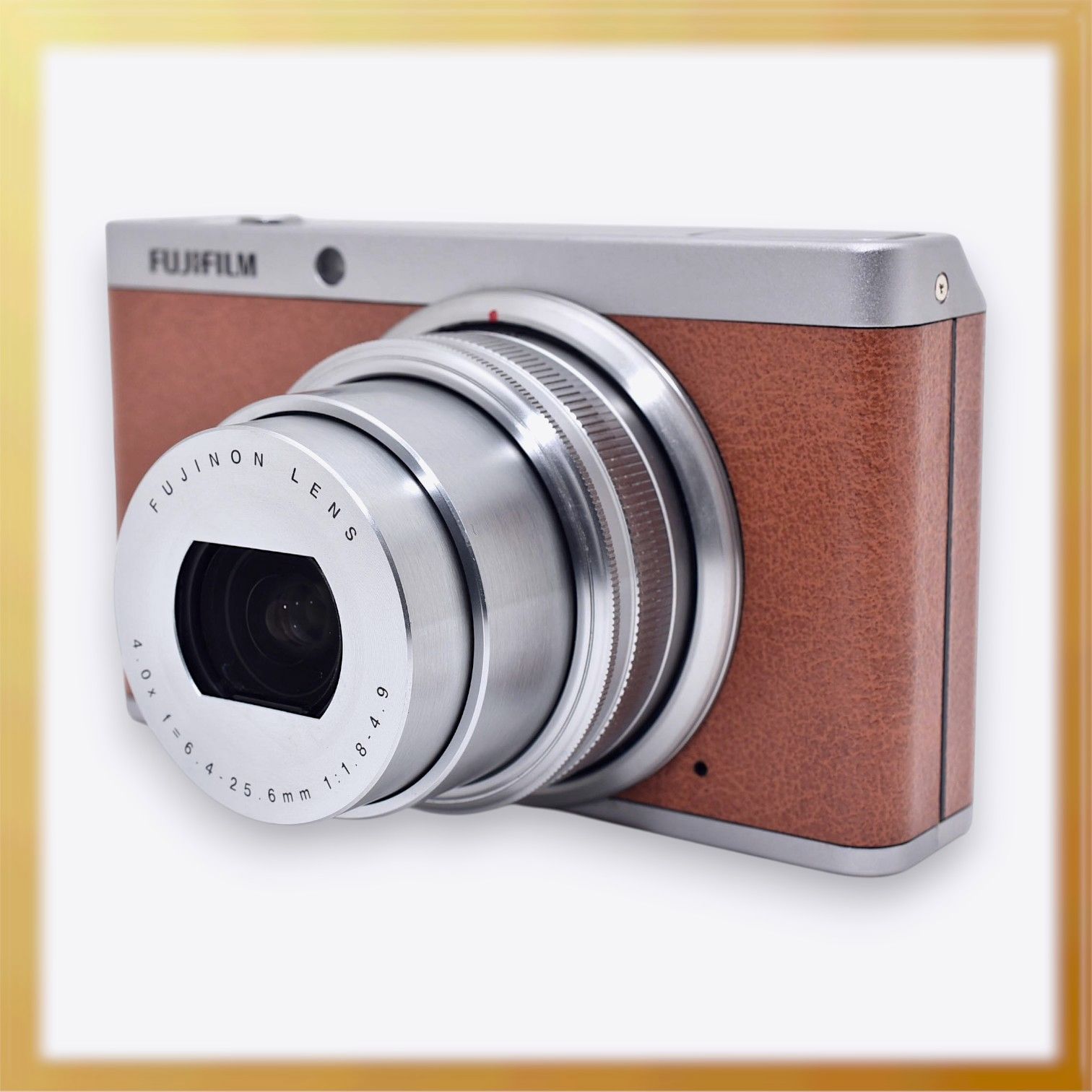 極美品｜FUJIFILM XF1 デジタルカメラ 光学4倍 ブラウン デジタル 