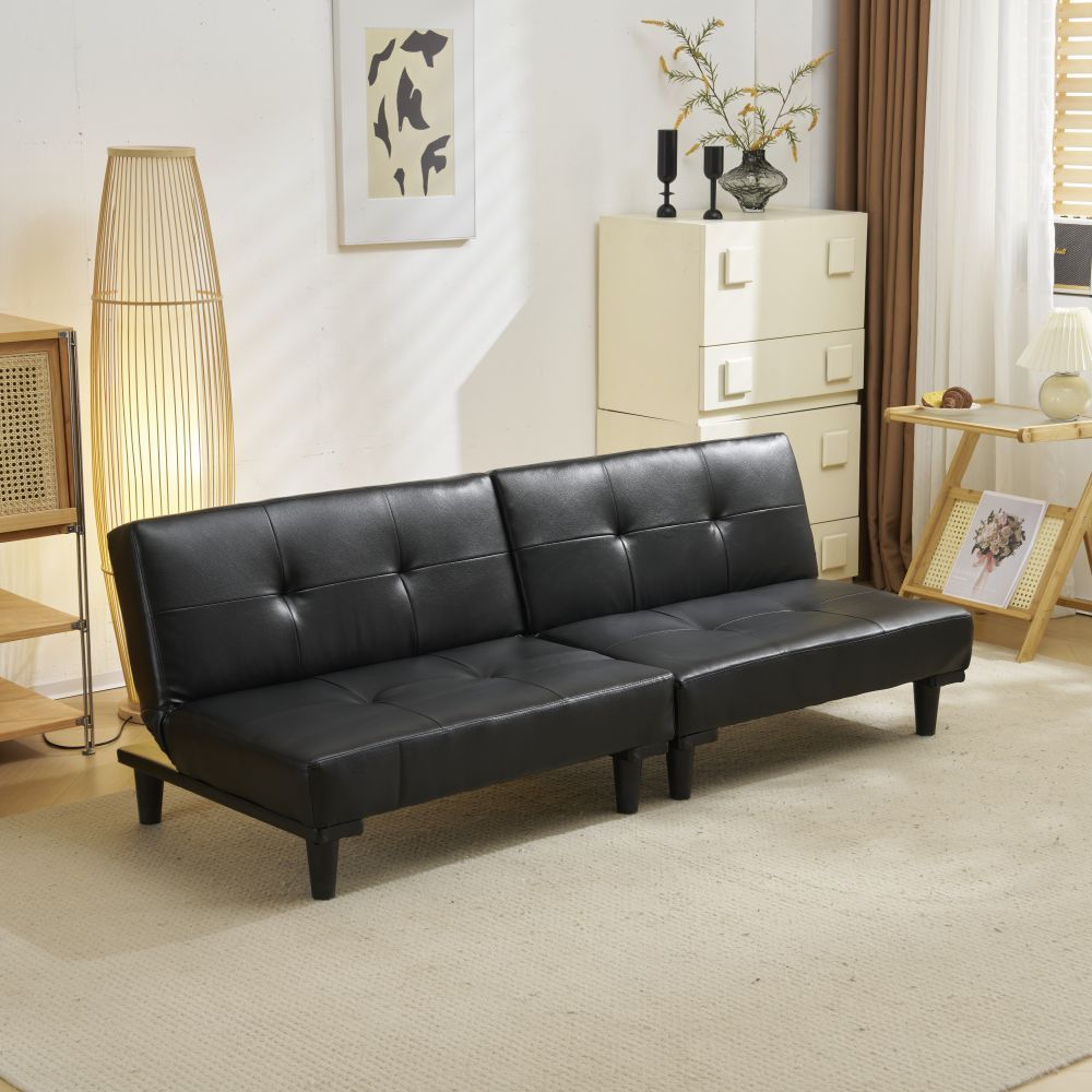  数量 セール ソファベッド ソファ ベッド ロータイプ 2人 PU リクライニングソファ 背もたれ3段階 取付 な脚 省スペース 一人暮らし お手入れ簡単 自由な組み合わせ コンパクト 幅168㎝ マットレス リクライニングソファベッド 2人掛け 3人掛けソファ ソファ ソファベッド