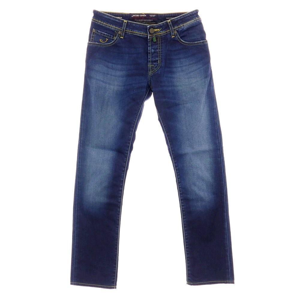 【中古】ヤコブコーエン JACOB COHEN J622 COMF- ストレッチ コットンポリエステル デニムパンツ ネイビー【サイズ31】【メンズ】 中古】ヤコブコーエン JACOB COHEN J622 COMF- ストレッチ コットン