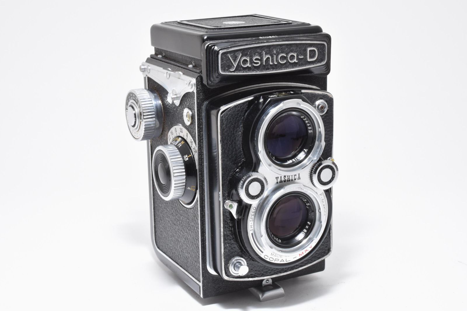 4902 ヤシカ Yashica D Black Yashikor 80mm f3.5 二眼レフ フィルム