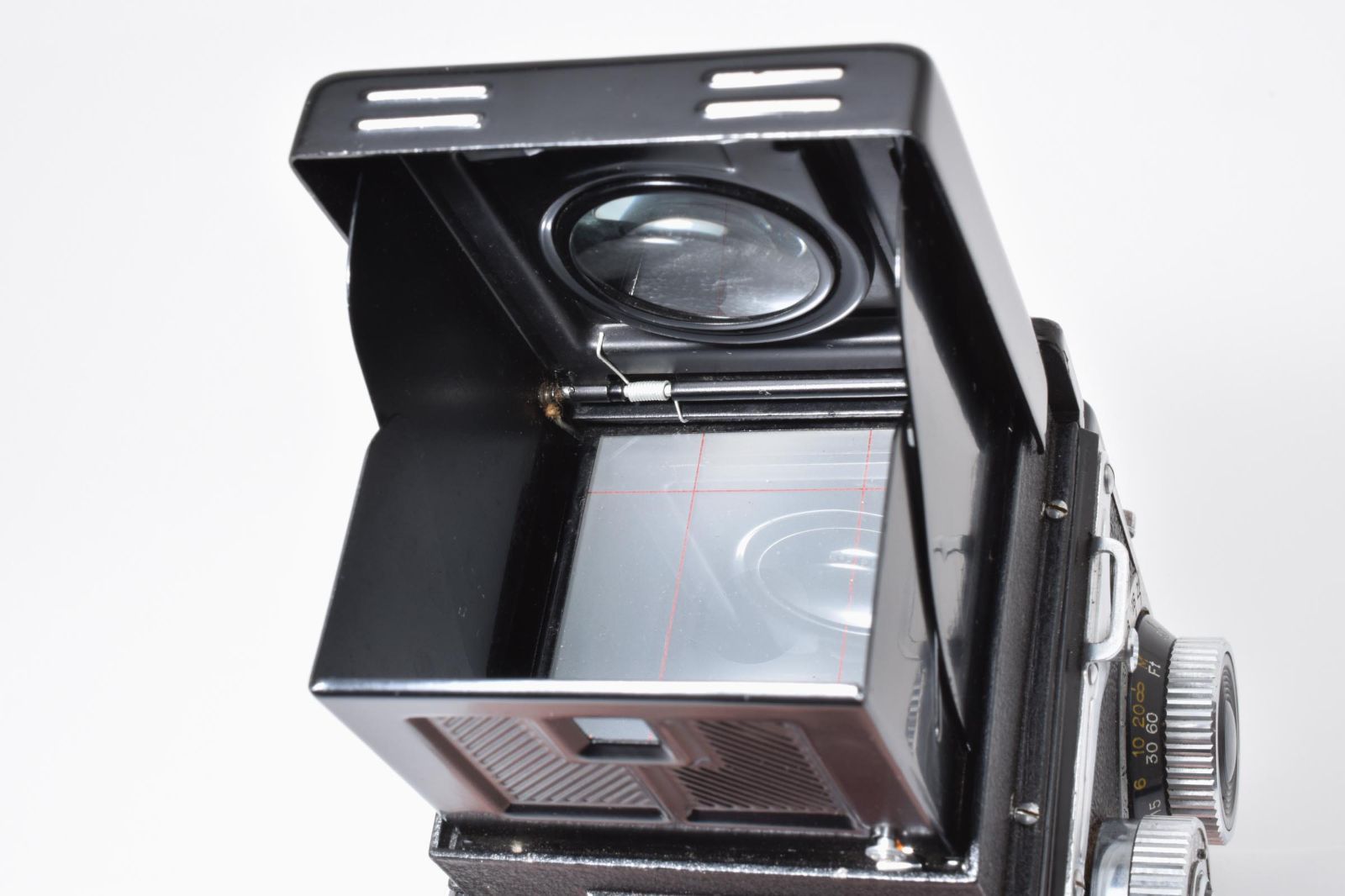 4902 ヤシカ Yashica D Black Yashikor 80mm f3.5 二眼レフ フィルム