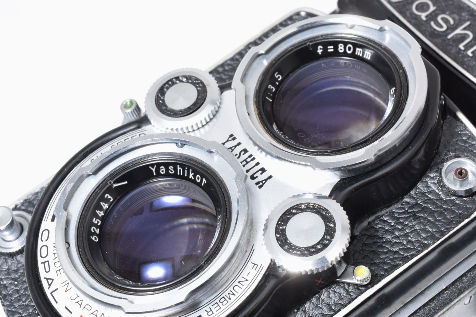 4902 ヤシカ Yashica D Black Yashikor 80mm f3.5 二眼レフ フィルム
