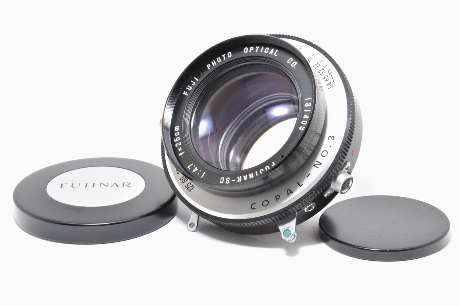 4907 フジ Fuji FUJINAR-SC 250mm f/4.7 Copal No.3 大判レンズ [現状