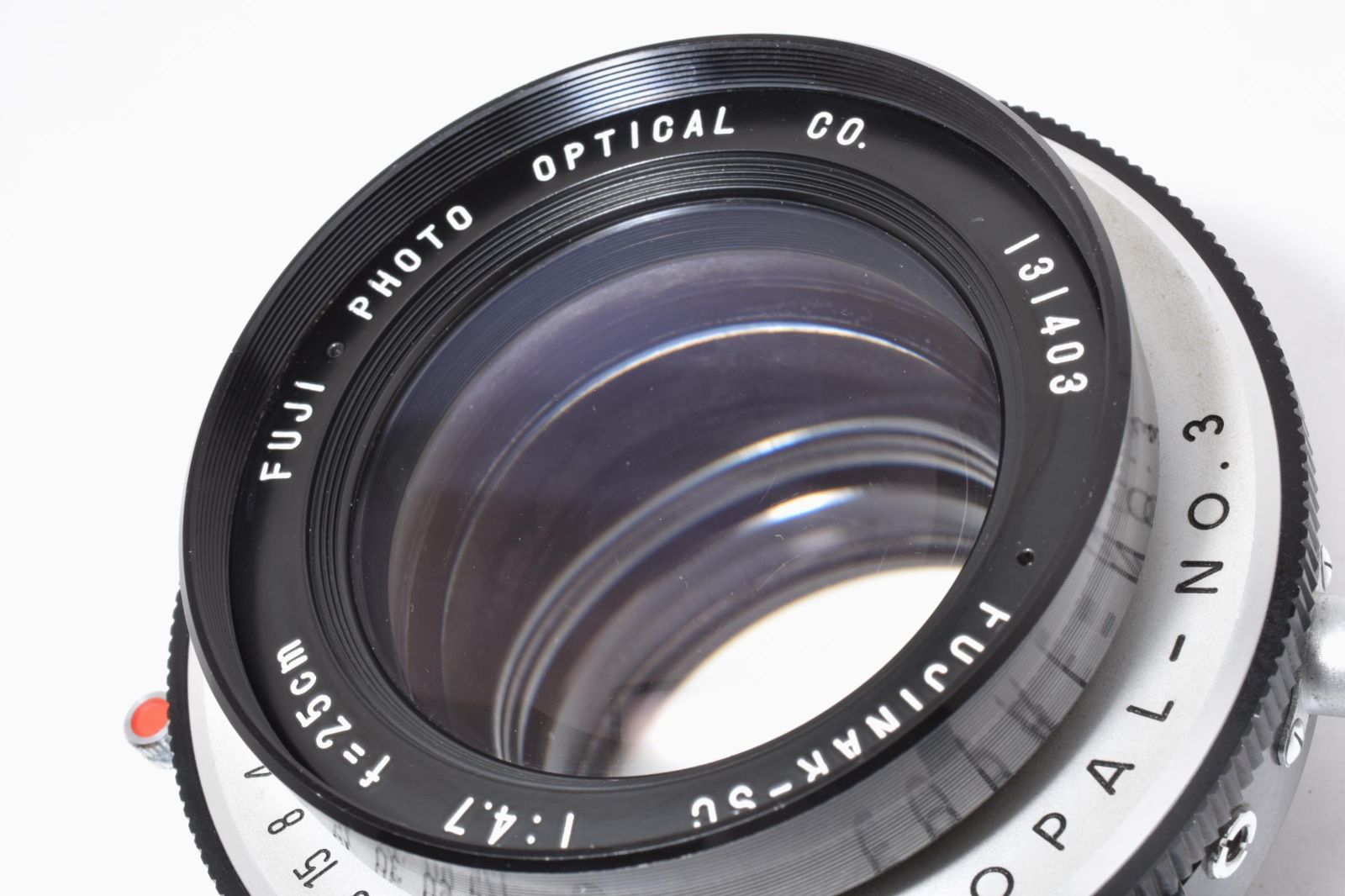 4907 フジ Fuji FUJINAR-SC 250mm f/4.7 Copal No.3 大判レンズ [現状