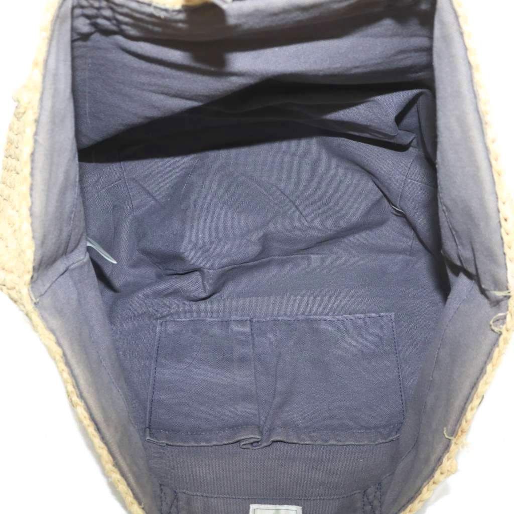 ラドロー LUDLOW かごバッグ トートバッグ ハンド ラフィア グレープ