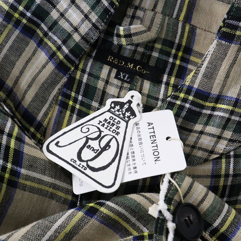 未使用 オールドマンズテーラー R&D.M.Co- COVERALL JACKET リネン