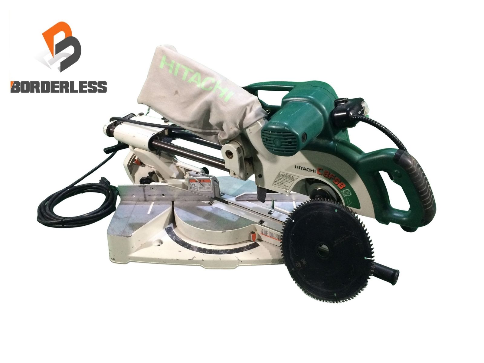 ☆品☆HITACHI 日立工機 100V 216mm 卓上スライド丸のこ C8FSB 卓上 