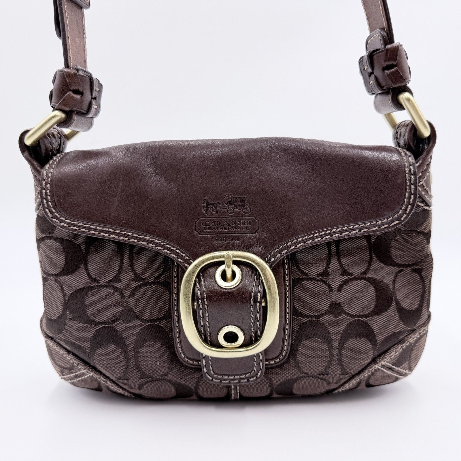 COACH（コーチ）ブリーカー ソーホー シグネチャー ショルダーバッグ