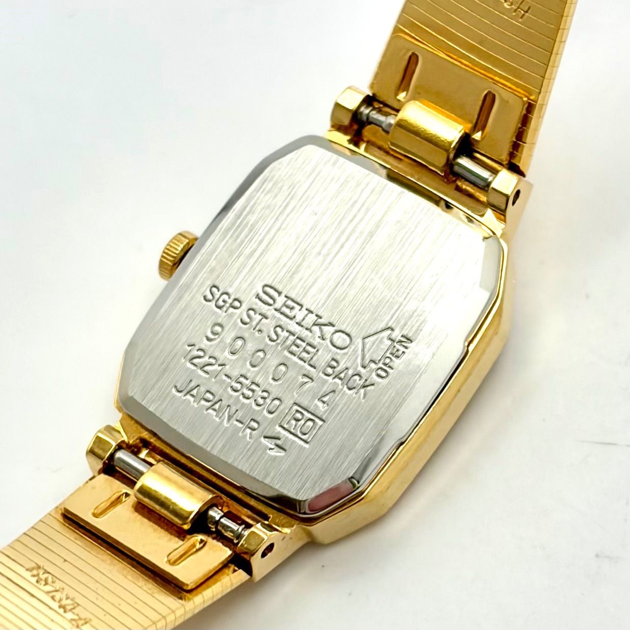 美品/新品電池】SEIKO セイコー レディース 腕時計 ゴールド