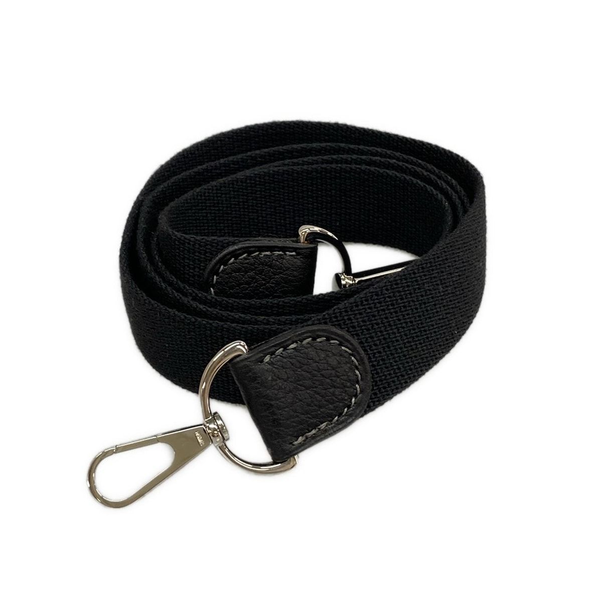 HERMES(エルメス) ショルダーストラップ美品 黒 ガーデンパーティ用