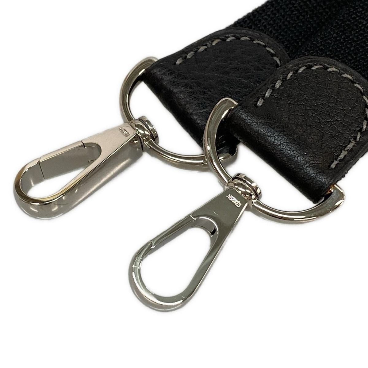 HERMES(エルメス) ショルダーストラップ美品 黒 ガーデンパーティ用 