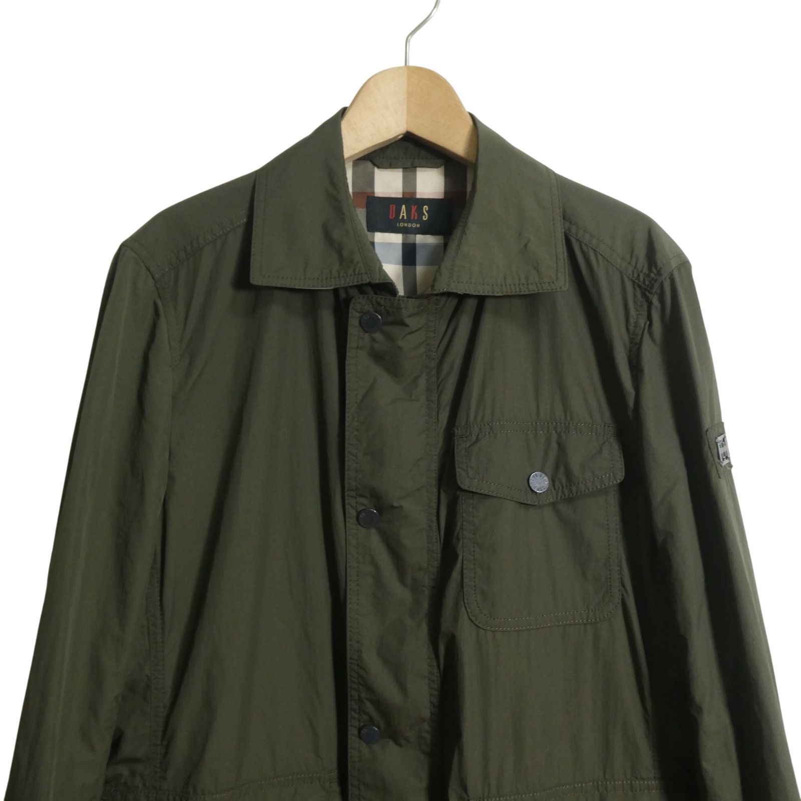 美品 ダックス DAKS フィールドジャケット ナイロンジャケット 