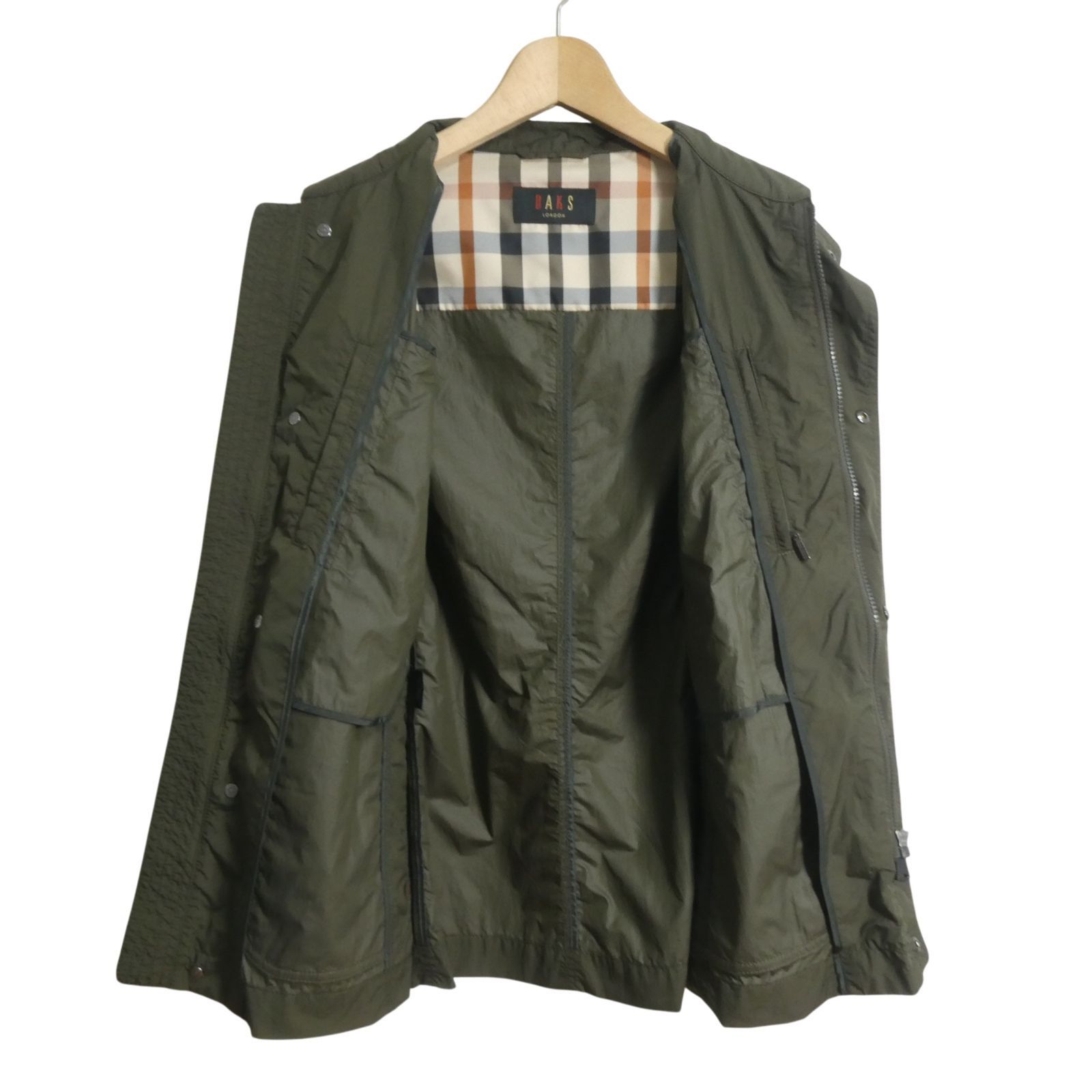 美品 ダックス DAKS フィールドジャケット ナイロンジャケット 