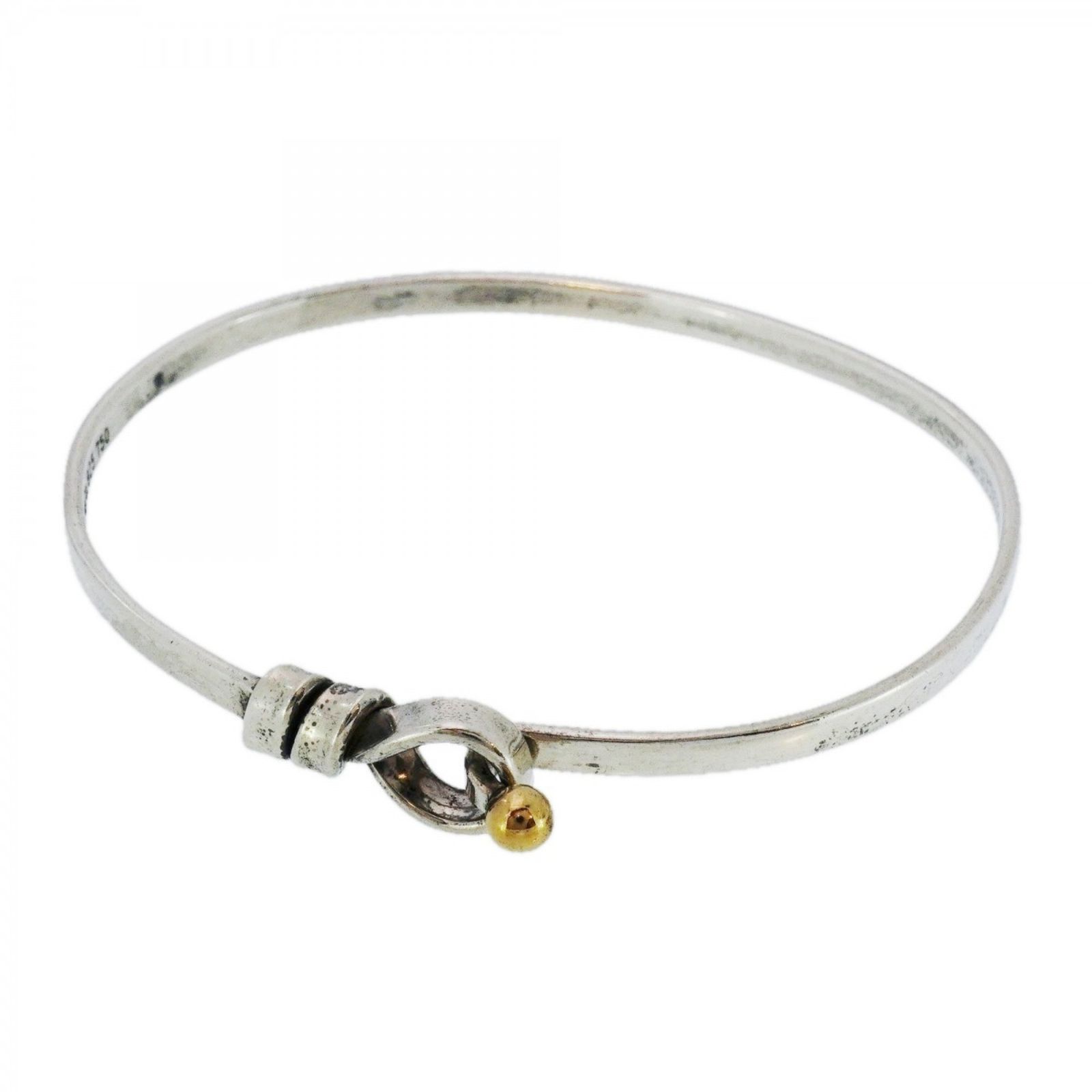 ティファニー(Tiffany) ティファニー バングル フック&アイ 18KYG