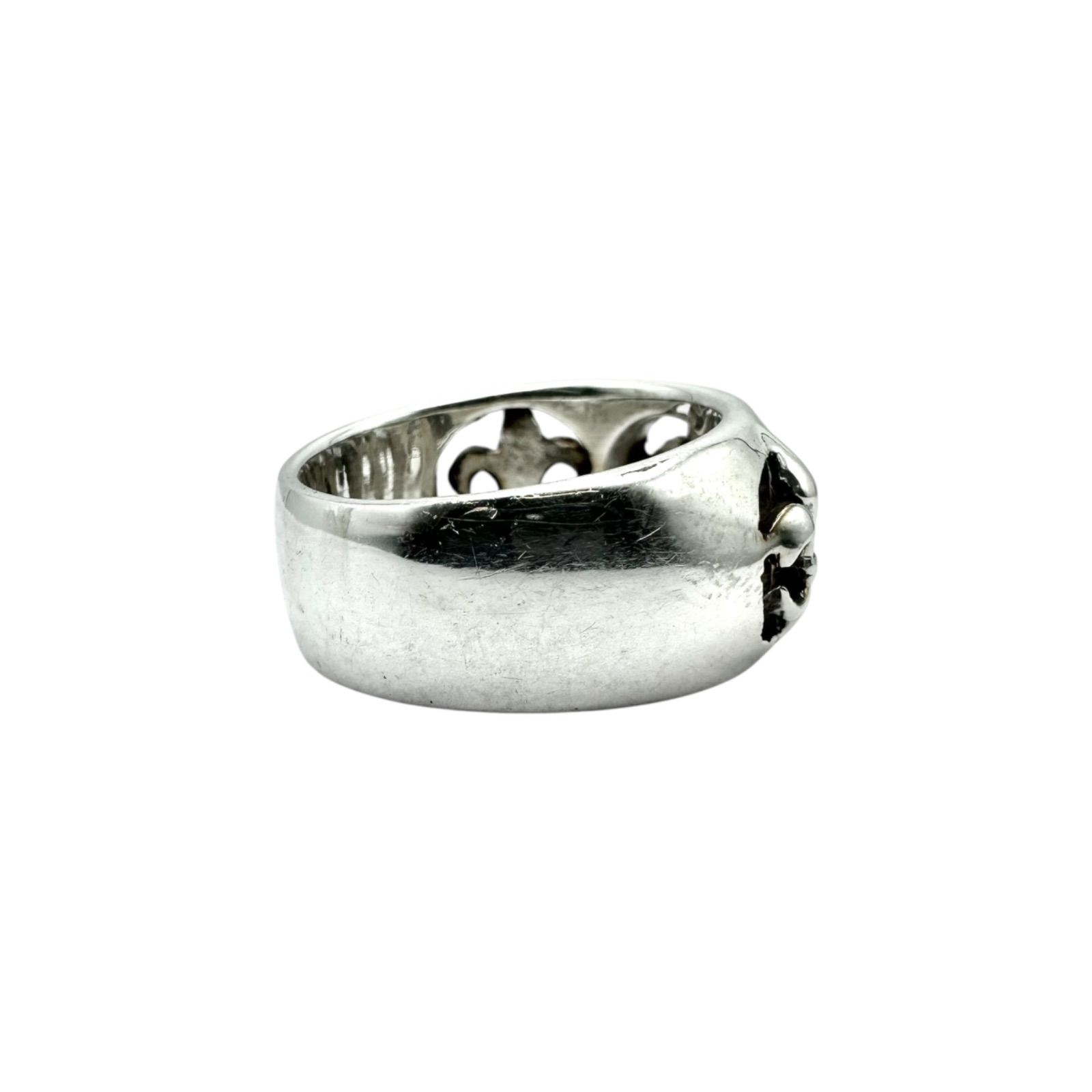 王家の紋章】フルールドリス 百合 Silver 925 刻印 90s Vintage Design