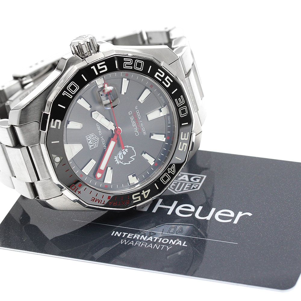 タグホイヤー TAG HEUER WAY201D アクアレーサー キャリバー5 プレミアリーグ エディション 自動巻き メンズ 保証書付き_944560 タグホイヤー TAG HEUER WAY201D アクアレーサー キャリバー5 プレミア