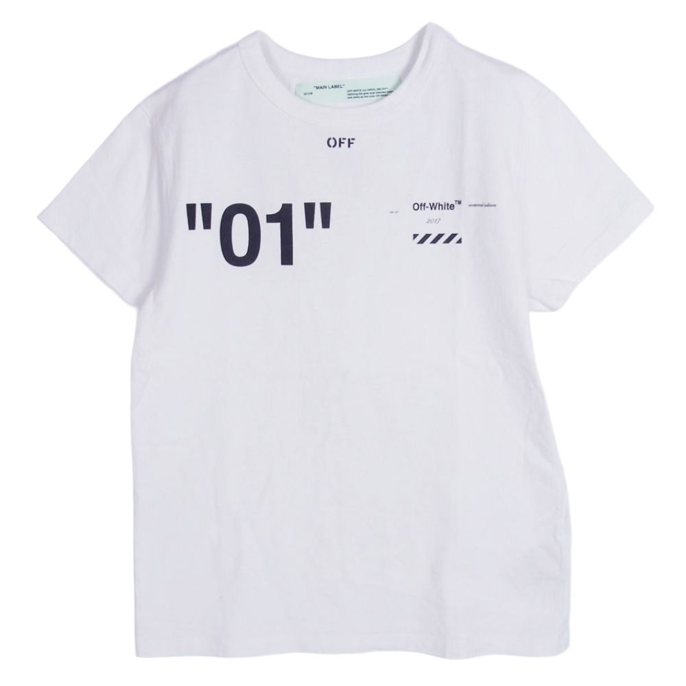 OFF-WHITE プリントTシャツS Off-White - OFF-WHITE オフホワイト 