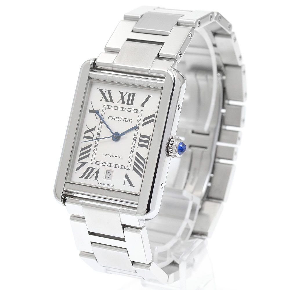  カルティエ CARTIER W5200028 タンクソロ XL デイト 自動巻き メンズ _894898 春コーデ 自動巻き時計 腕時計(アナログ)