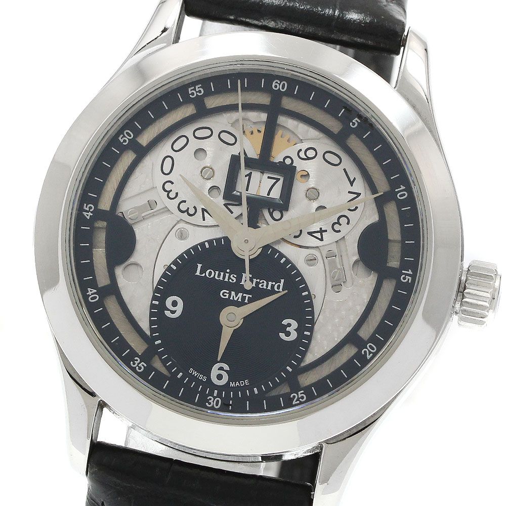 ルイ エラール Louis Erard 94205AA02.BDC02 1931 アニバーサリー GMT デュアルタイム ビッグデイト 自動巻き メンズ 箱 保証書付_943794